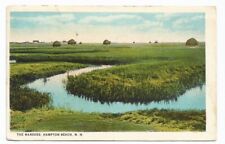 Hampton Beach NH Postcard New Hampshire Marshes picture