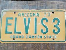 1973 Vintage Authentic Arizona ELVIS License Plate  picture