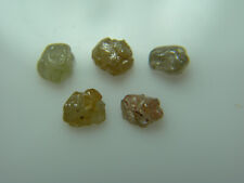 5 rare ROUGH DIAMONDS uncut raw DRC Congo Africa crystal Natural element GENUINE picture