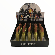 Tourch Flame Bullet Style Refillable Lighter 4'' picture