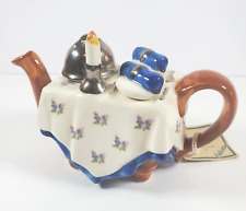 VTG Mini Teapot Tony Carter Dining Table Collectible Whimsical Tea Pot 5 oz picture