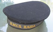 1945 Original National Hat Mfg. Co. H.M.C.S. HAIDA Seaman's Cap 7 3/8