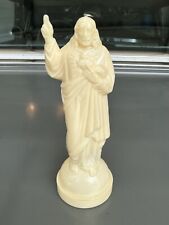 40s-50s Vintage Dashboard Auto Companion Jesus Sacred Heart Magnetic Hot Rod picture