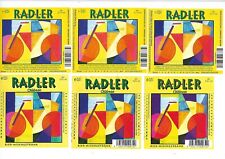 RADLER world beer labels set  @ 83  bicycle, girl, woman, picture