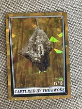 🔥#15/15 Omega 2023 Star Wars Return of the Jedi Gold /15 Captured by the Ewoks picture
