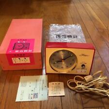 60s VINTAGE TOKYO TOKEI Wind Up Table clock Wall clock JAPAN Mid-century picture