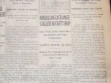 1922 MARCH 17 NEW YORK TIMES - AMERICAN EXCHANGE CALLED BUCKET SHOP - NT 8318 picture