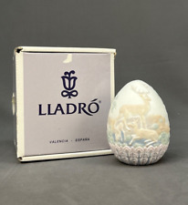 Lladro 1996 Limited Edition Porcelain Egg #17550 Stag Deer with Box; MINT picture