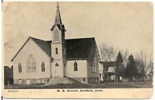 M.E. Church in Sheffield IA Postcard 1908 picture