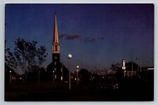 The East Haven Green Connecticut First Congregational Church Vintage Postcard picture
