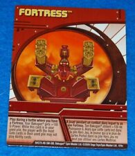 Bakugan Battle Brawlers Fortress Collector Trading Card picture