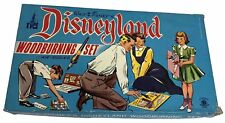 VINTAGE 1950s Walt Disney DISNEYLAND WOODBURNING Set American Toys picture