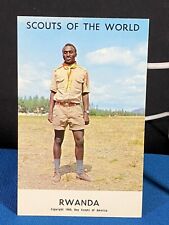 Rwanda Boy Scouts of the World 1968 BSOA Unposted Postcard picture