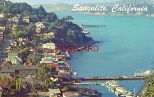 SAUSALITO, CALIFORNIA as viewed from one of many surrounding summits picture