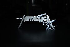 Metallica w/Lighting Strike 3D Printed Logo Art picture