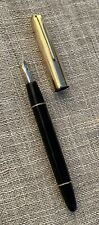 1950's MONTBLANC Masterpiece 644 Fountain Pen, 2-tone 14C 585 Gold Nib, Fine picture