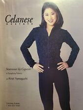 Capezio Skatewear Olympian Ice Skater Kristi Yamaguchi Vintage Print Ad 1999 picture