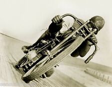 Harley Motorcycle Board Track Racer Daredevil #1 1915-20 photo Vintage 13x19 picture