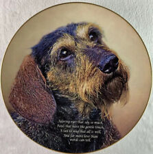 Cherished Dachshunds ADORING EYES Plate Danbury Paws That Have the Gentle Touch picture