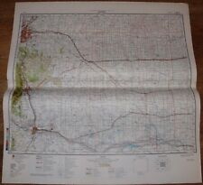 Authentic Soviet USSR Military Topographic Map Denver, Pueblo Colorado USA picture
