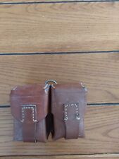 Genuine Serbian Army Leather Mauser Cartridge Ammo pouch, very good used cond. picture