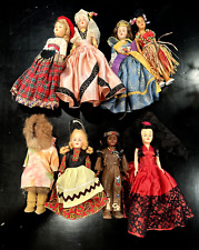 Vintage Arco Dolls From Around the World Lot of 8 picture