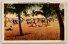 Vintage Postcard Miami Beach Florida 1939 picture
