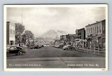 Flat River MO-Missouri, Business District, Drugstore, Antique, Vintage Postcard picture