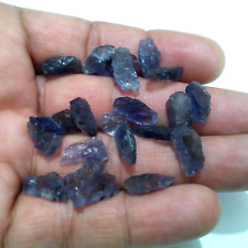 100% Natural Excellent Blue Iolite Raw 22 Piece 13-15 MM Iolite Loose Gemstone picture
