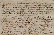 1753 Noidant-Chatenoy Act Of Justice Lieutenant Balland Martin Mechet Ocara picture