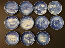 Lot of 11 Bing & Grondahl B&G Christmas Plates 1962, 1966-74 (incl 2x 1971) picture