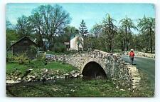 MOUNTAINVILLE, NJ New Jersey ~ STONE ARCH BRIDGE 1964 Hunterdon County  Postcard picture