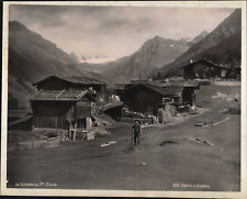 Schroeder, Switzerland, monsters, chalets vintage photomechanical print photo picture
