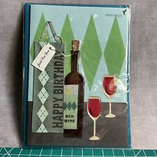 Papyrus Birthday Greeting Card - Red Wine picture