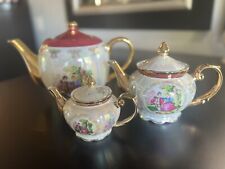 3 Vintage Thun Karlovarsky Porcelain Tea Pot Set picture