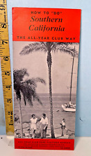 1940 How to Do Southern California The All Year Club Way Los Angeles Brochure picture