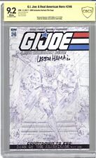 IDW G.I. Joe 246 Diaz Sketch CBCS 9.2 Signed File Hama's Personal Collection picture
