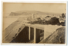 England, Teignmouth from east Cliff Vintage Albumen Print, Albumin Print  picture