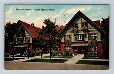 Grand Rapids MI-Michigan, Stratford Arms, Antique, Vintage c1916 Postcard picture
