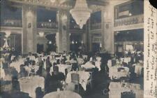 1906 RPPC New York,NY Dining Room,Hotel Belmont Rotograph Real Photo Post Card picture