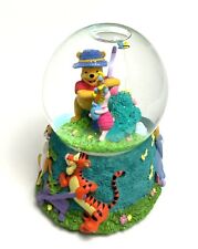 Winnie the Pooh Piglet Musical Snow Globe Plays Pooh Theme Song NICE Tigger picture