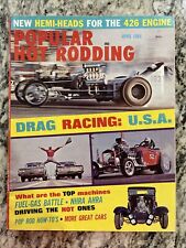 Popular Hot Rodding Magazine April 1964 - Drag Racing U.S.A. picture