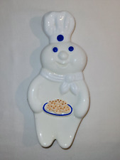 The Pillsbury Doughboy with a Plate of Cookies, Ceramic Spoon Rest, 1997 picture