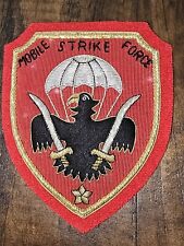 1960s 70s US Army Vietnam Mobile Strike Force Bullion Jacket Patch L@@K picture