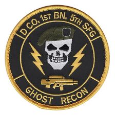 D Company 1st Battalion 5th Special Force Group Ghost Recon Color Patch picture