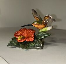 VTG Hummingbird With Flower Decoration(Pre-own)(GREAT CONDITION) Green & Red picture