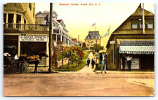 RARE Postcard Mastuxet Ter. Watch Hill RI One of Taylor Swift's Homes Here A17 picture