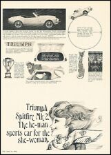 1966 Triumph Spitfire Mk 2 - Vintage Advertisement Car Print Ad J495 picture