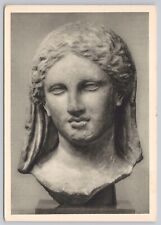 Berlin Germany, Altes Museum Bust of Greek Woman 4th Century BC Vintage Postcard picture