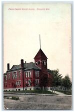 Philips Wisconsin WI Price County Court House Building Exterior 1907 Antique picture
